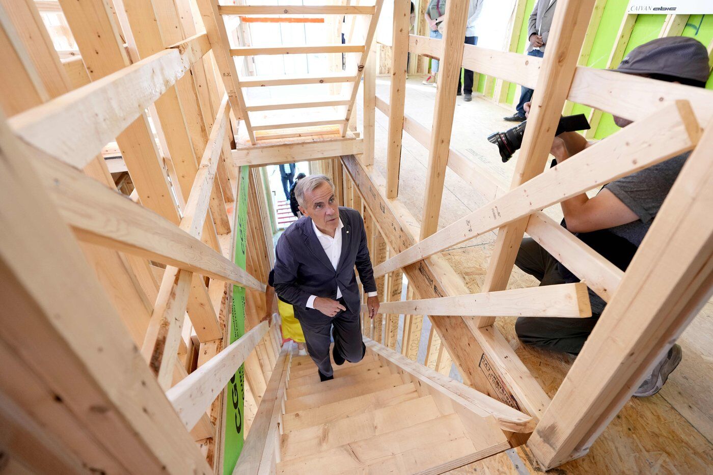 Fact File: Claims government built fake homes for photo op misleading